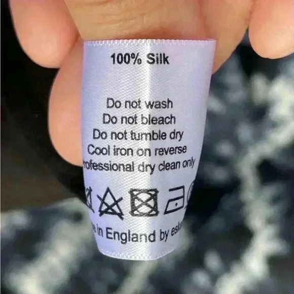 Eskandar CHEVRON Shibori Silk Double Layer Pinny Dress Size 1 - Picture 7 of 10